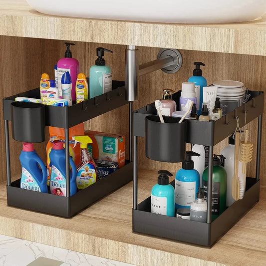 Sliding Cabinet Storage Rack